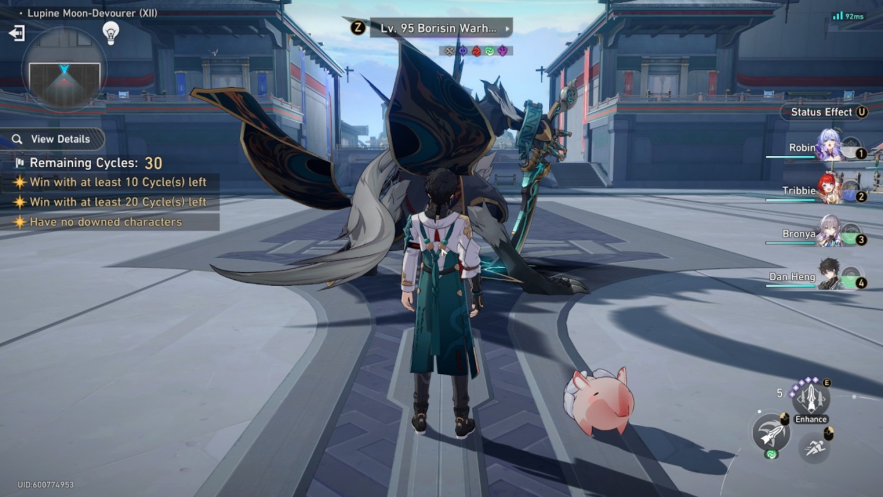 Dan Heng's Spear Turns Hoolay's Furry Bottom Inside Out (0 Cycle) | TW: 10 Cost + E6 Bronya