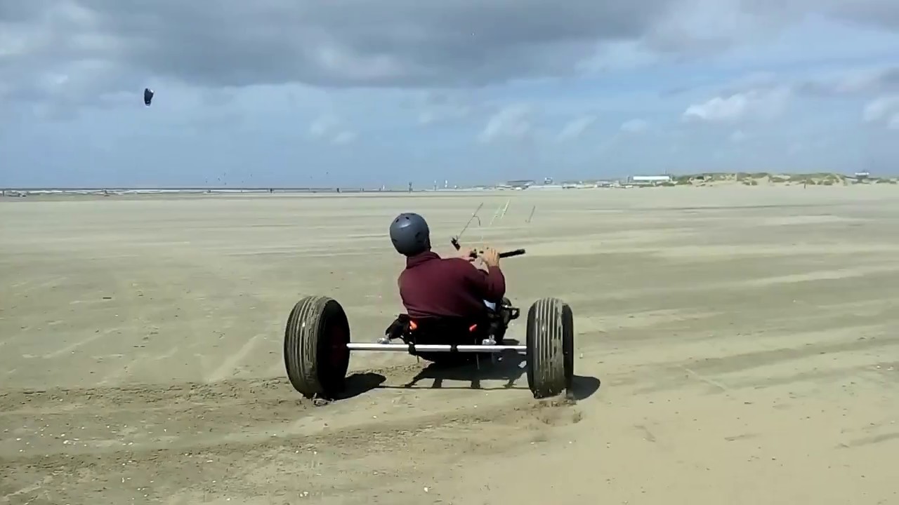 KiteBuggy Beach Tricks & Dune riding IJmuiden