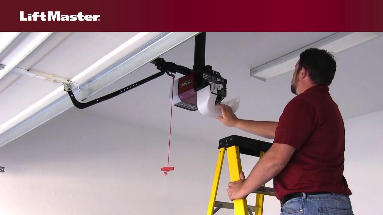 How to Program Travel on LiftMaster Security+2.0™ Garage Door Opener