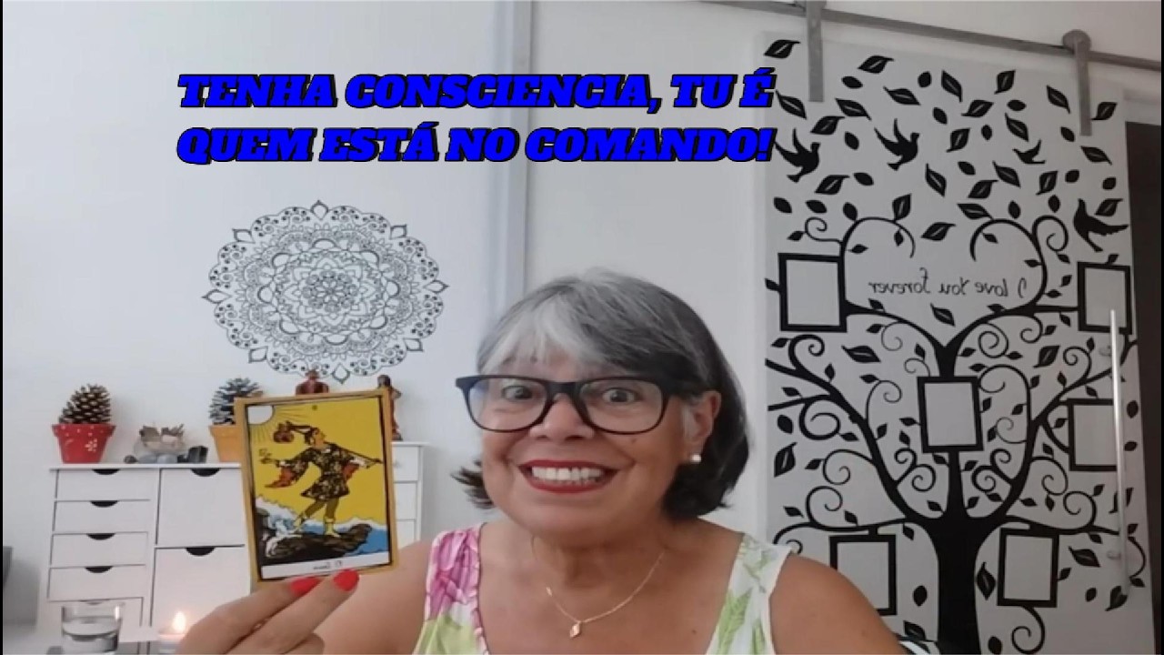 TENHA CONSCIENCIA, TU É QUEM ESTÁ NO COMANDO!