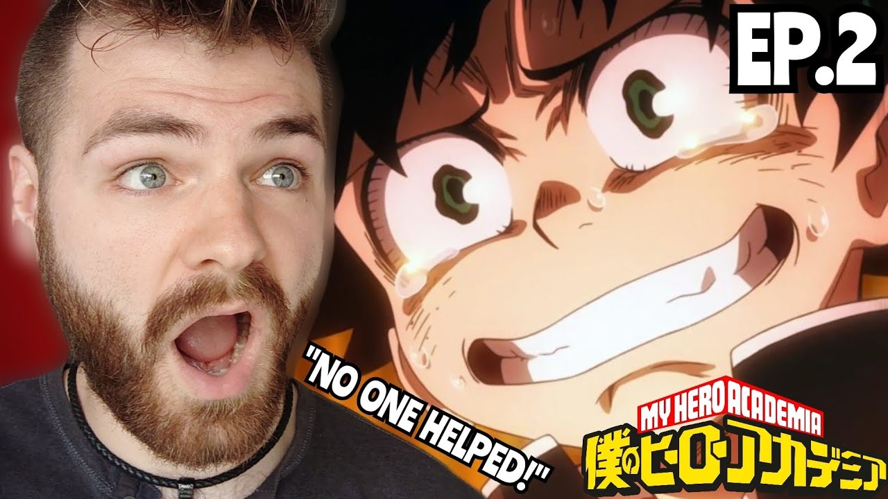 THIS ANIME MADE ME CRY ALREADY?! | MY HERO ACADEMIA - EPISODE 2 | FIRST TIME REACTION