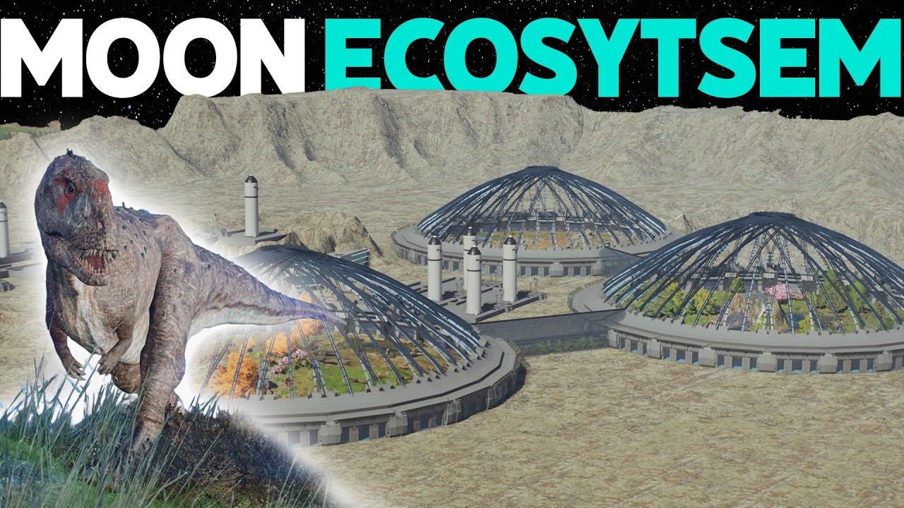 HUGE Multi Species Ecosystem ON THE MOON in JWE3