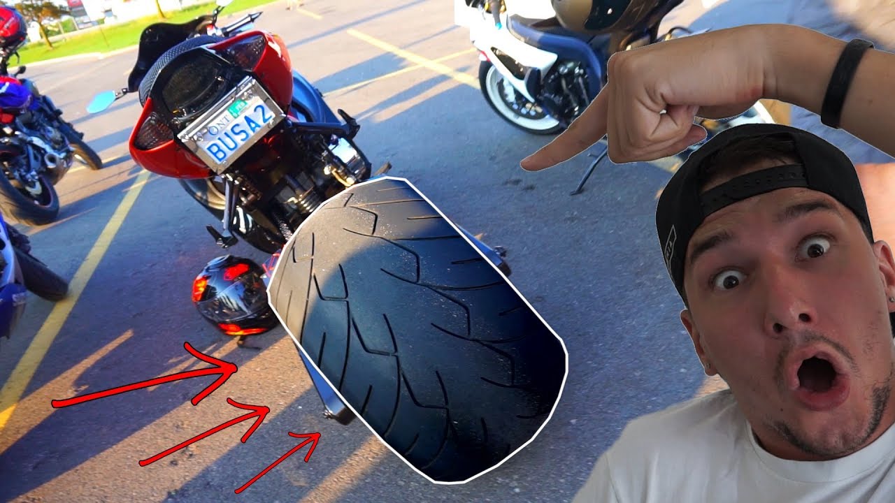 WORLD'S FATTEST MOTORCYCLE TIRE!