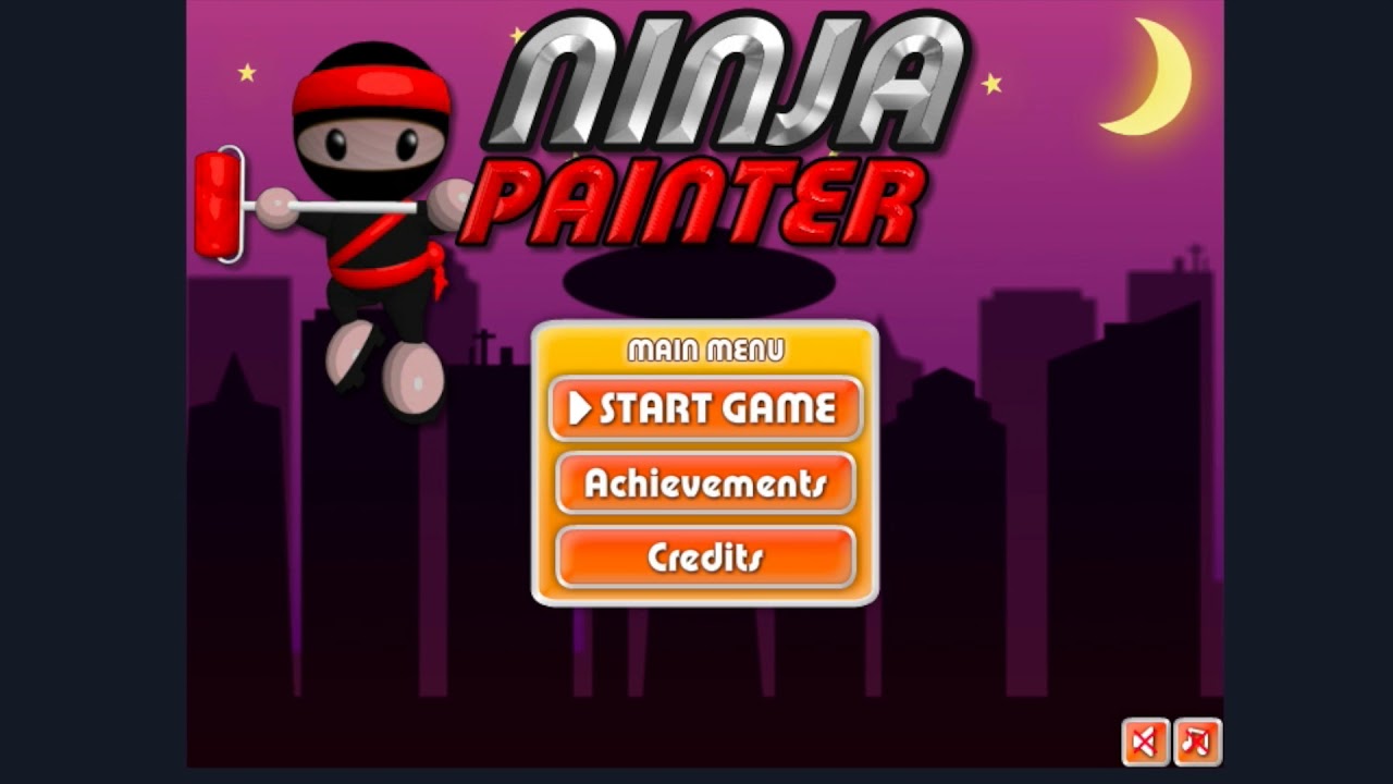 Ninja Painter Music – Night of the Ninja – 5 minutes
