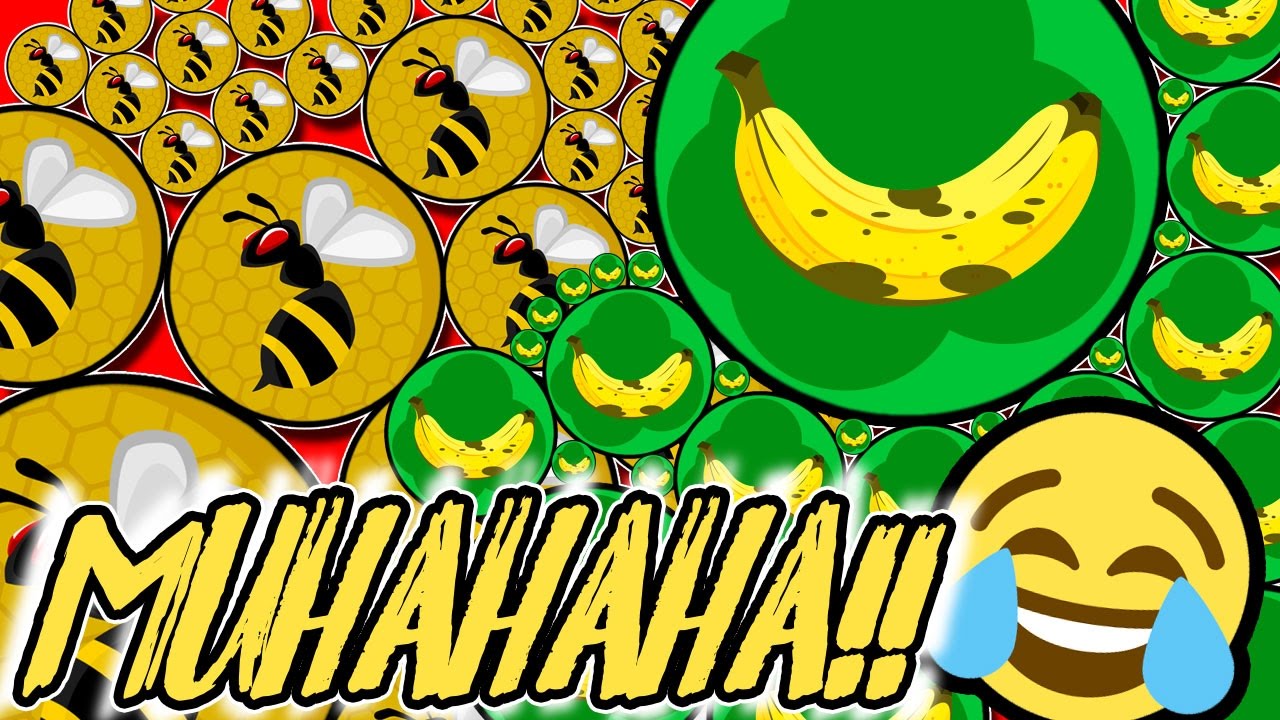 PERO PETALOOOOO!!! AGAR.IO CON LA ABEJA APLATANADA!