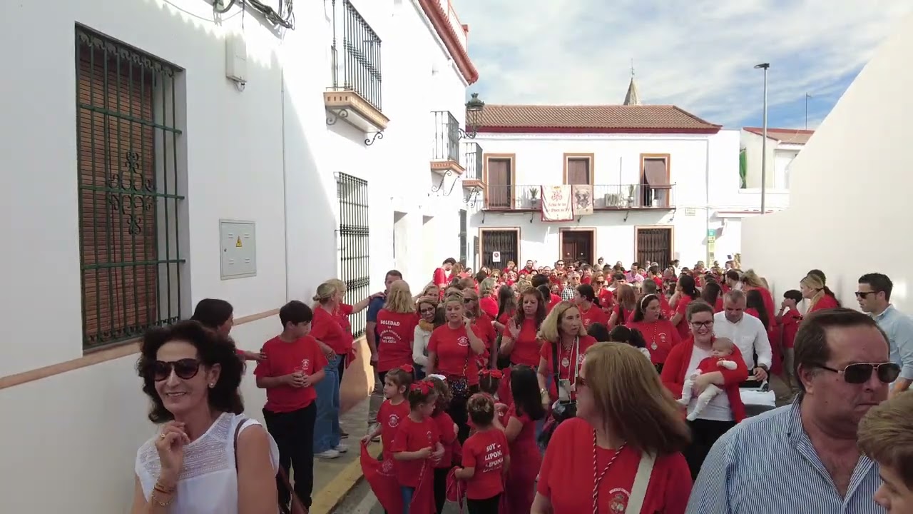 MAREA ROJA 2024,ROSARIO DE LA AURORA ,HDAD SOLEDAD CORONADA,HUEVAR 20 OCT 2024,NENO1957HUEVAR