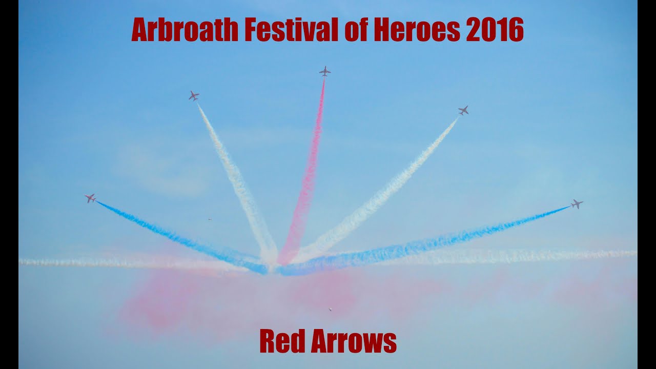 Arbroath Festival of Heroes 2016 Red Arrows