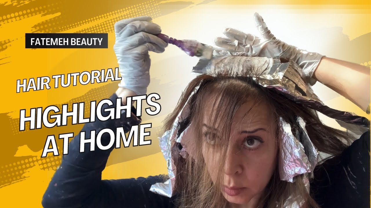 How to Highlight Your Hair Yourself | highlights with foil  @HaircareMasters