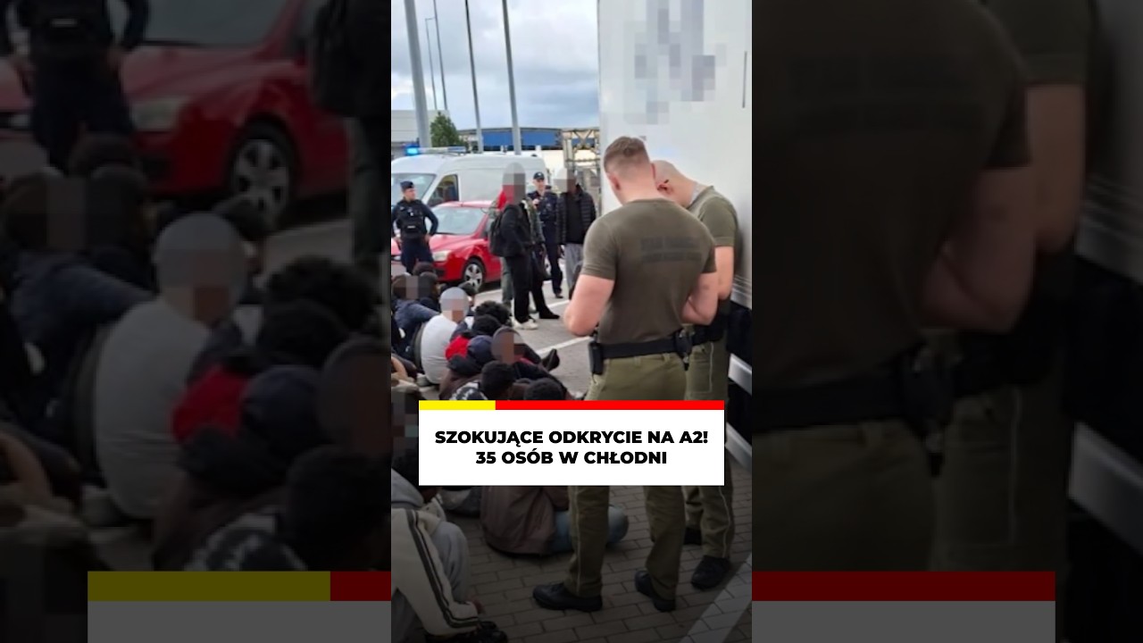 SZOKUJĄCE ODKRYCIE NA A2! 35 OS&Oacute;B W CHŁODNI