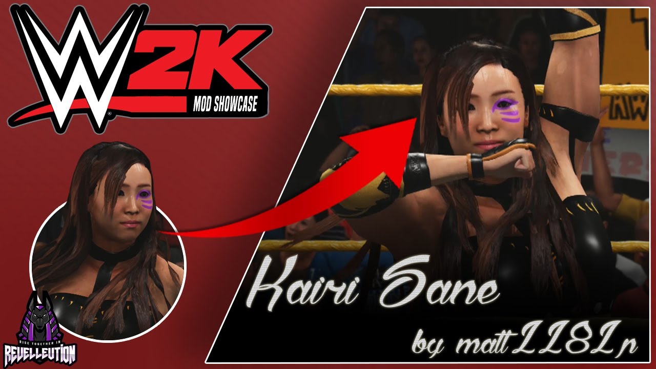 WWE 2K Mod Showcase: Kairi Sane Update Mod! #WWE2KMods #WWE #KairiSane