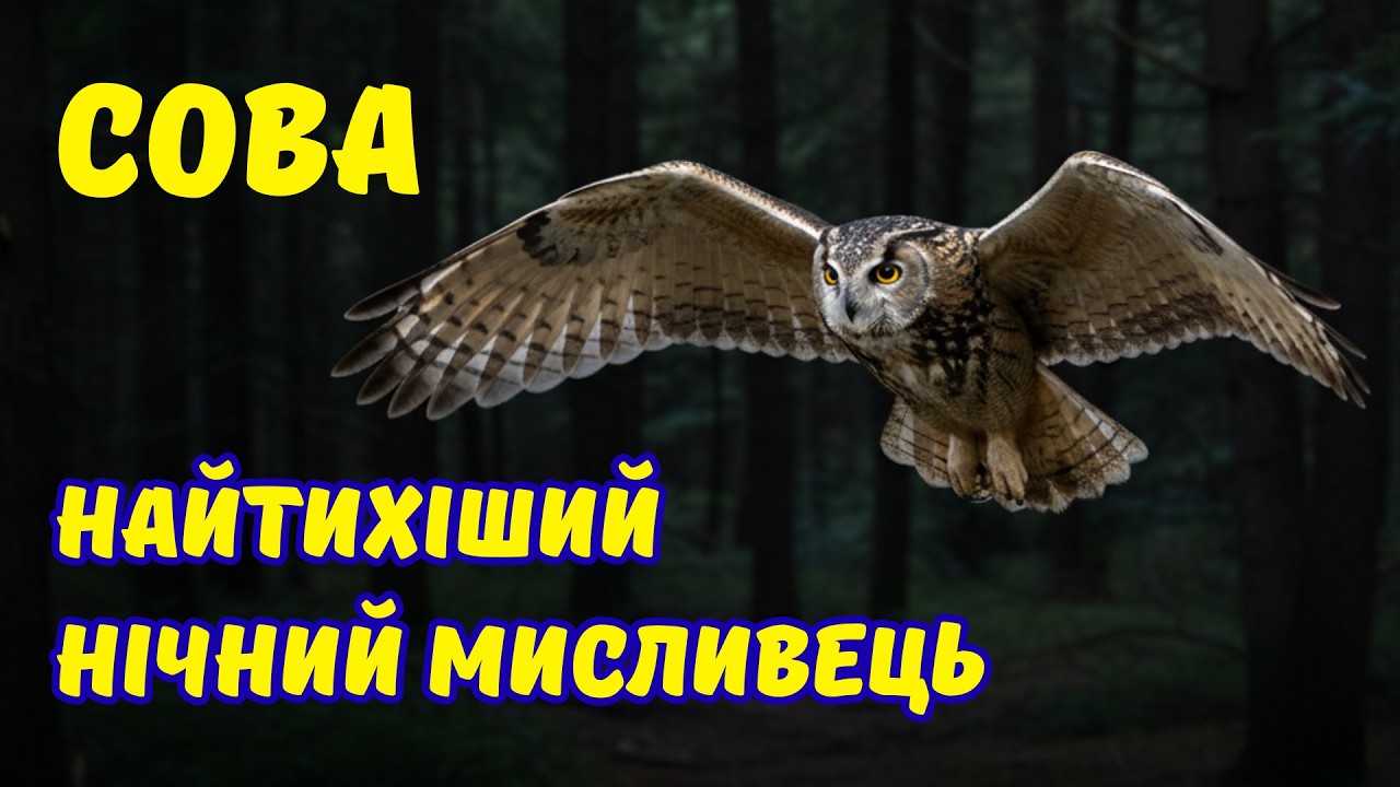Чому політ сови неможливо почути?