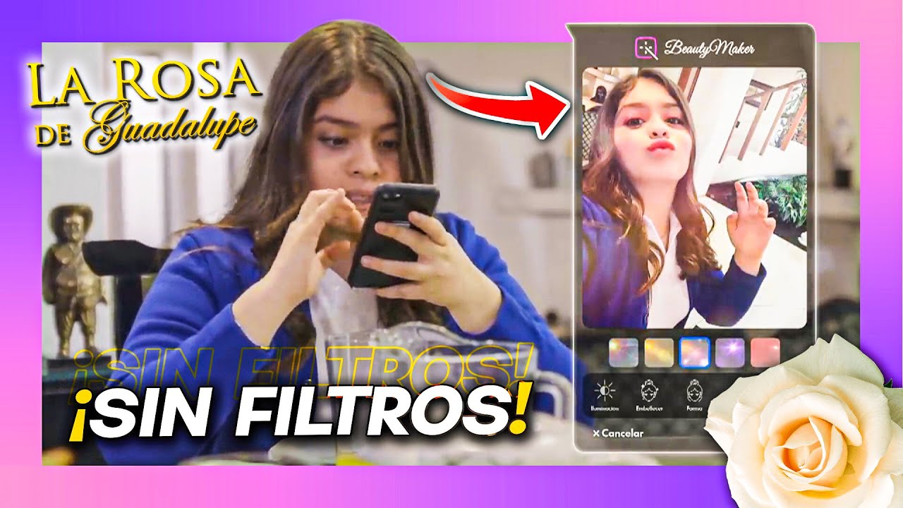 Belinda le coloca muchos filtros a sus fotos.. 📲🤣 | REACCIONANDO A LA ROSA DE GUADALUPE