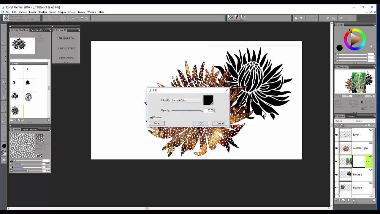 How to creatively use Layer Masks in Corel Painter