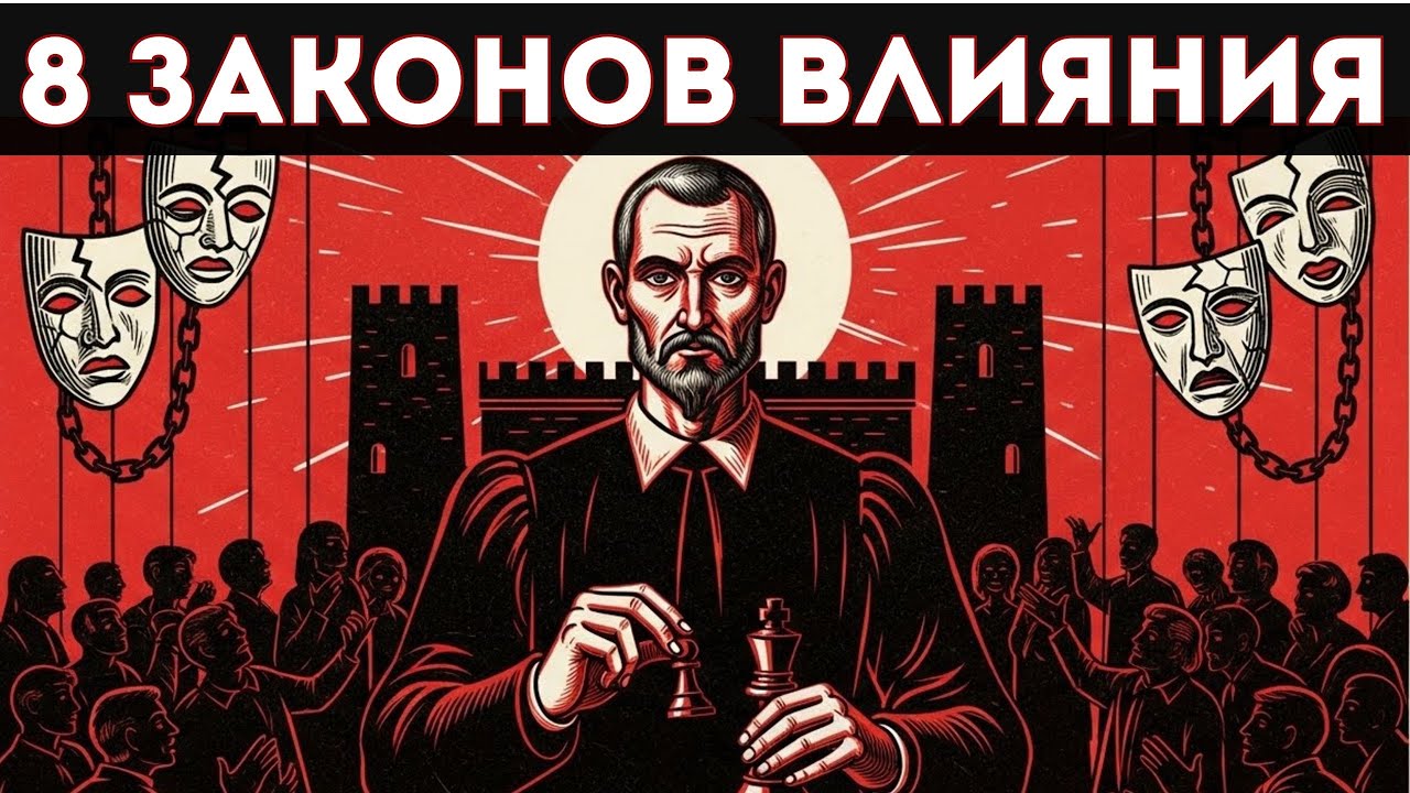 8 ТЁМНЫХ ЗАКОНОВ, КАК ГЕНИИ ПЕРЕИГРЫВАЮТ ВСЕХ (МАКИАВЕЛЛИ)