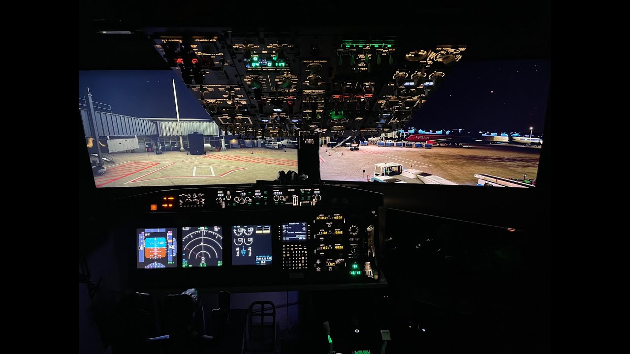 Tour of my home B-737-800 Flight Simulator Cockpit **MSFS** SimON Solutions 737
