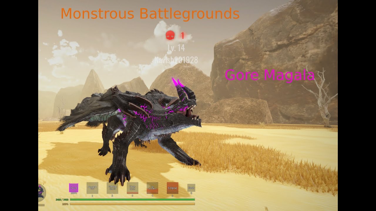 NEW GORE MAGALA IS INSANE IN MONSTROUS BATTLEGROUNDS!