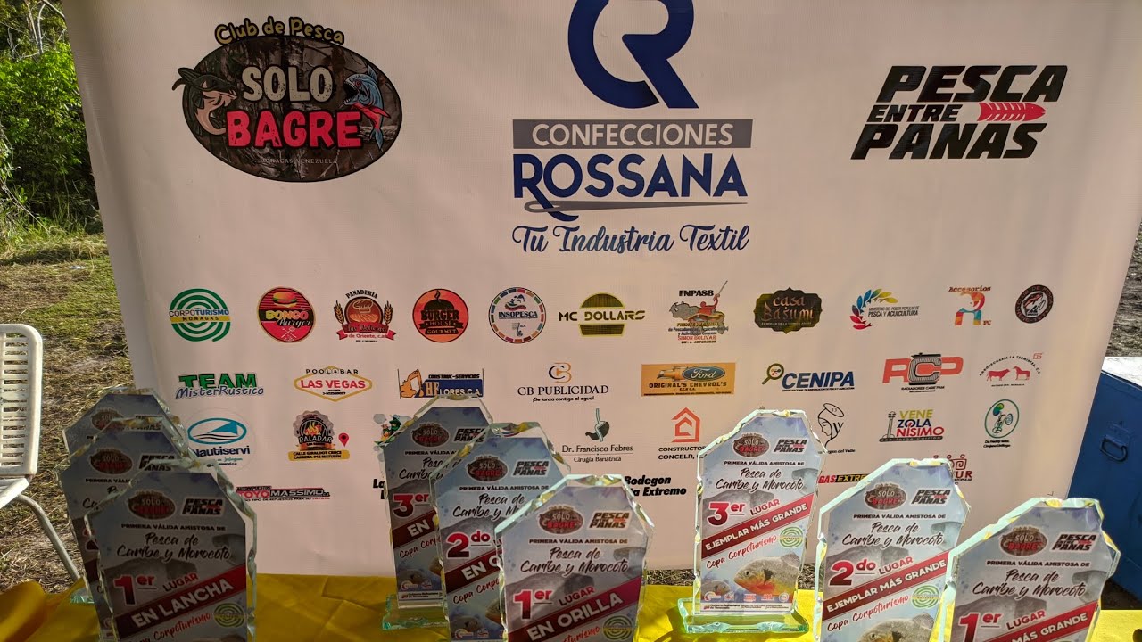 Primera Válida Amistosa de Pesca de Caribe y Morocoto  Río Tigre Monagas-Venezuela