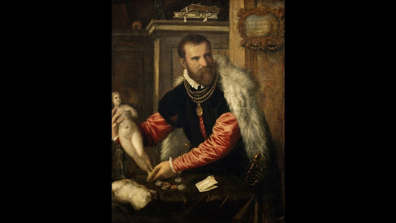 Tiziano - Retrato de Jacopo Strada