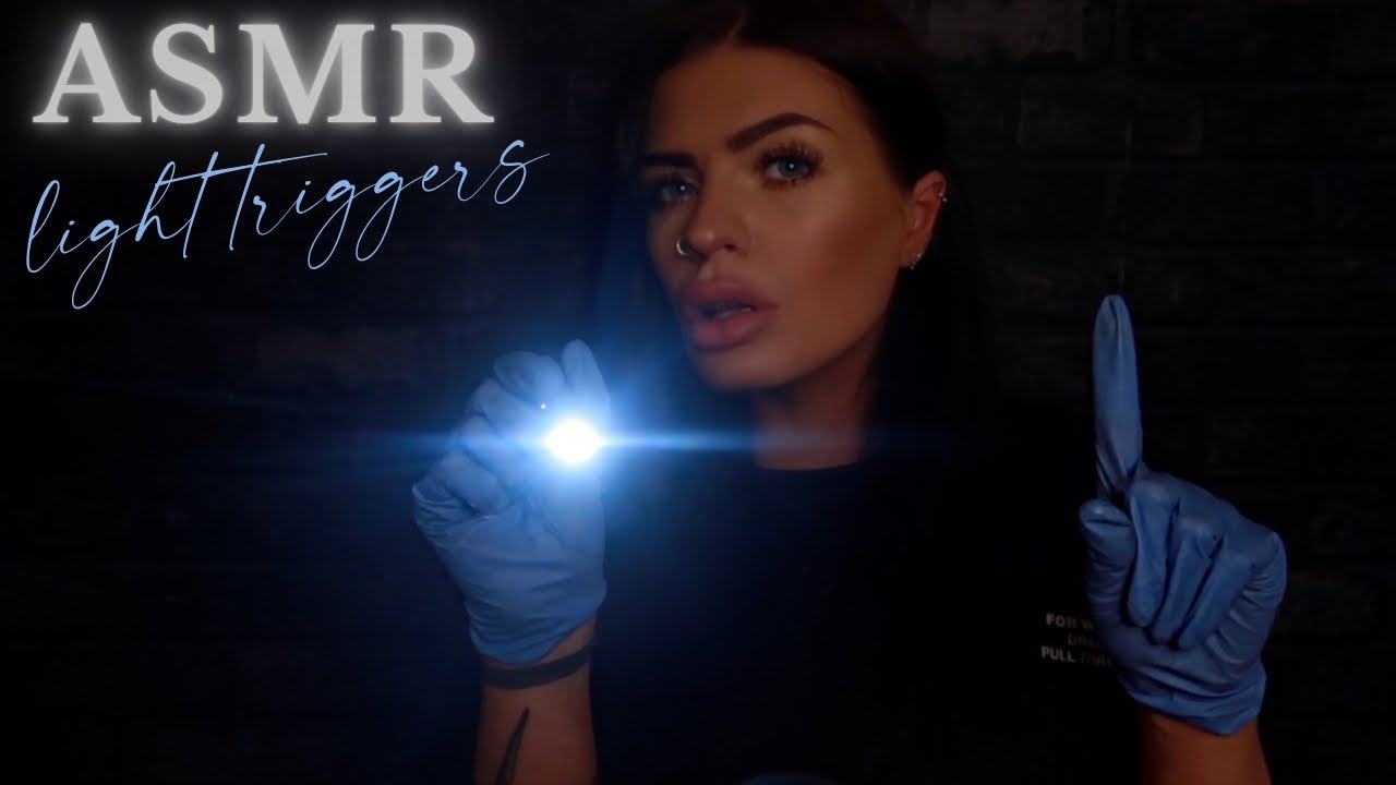 ASMR Light Triggers Eye Exam🔦 (Focus & Follow My Instructions)