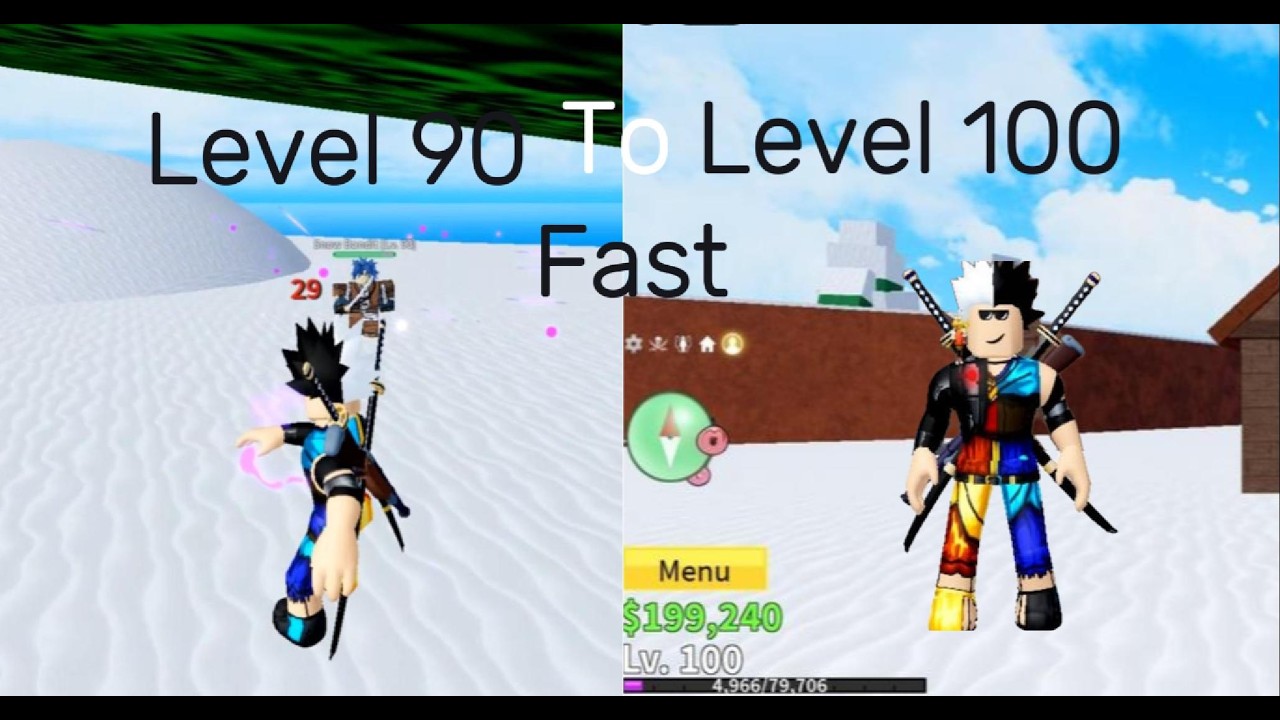 Level 90 To Level 100 Fast In Blox Fruits