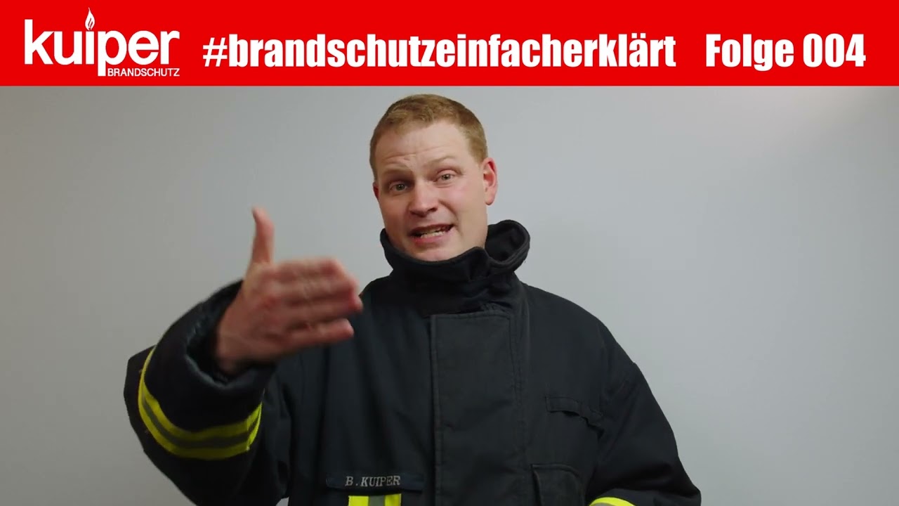 Brandschutzt&uuml;ren verkeilt #BrandschutzEinfachErkl&auml;rt