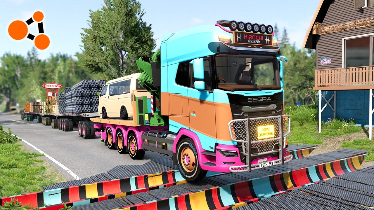 Trucks VS Road Challenge #24 🚚 BeamNG.drive | Beamng Crashes TV