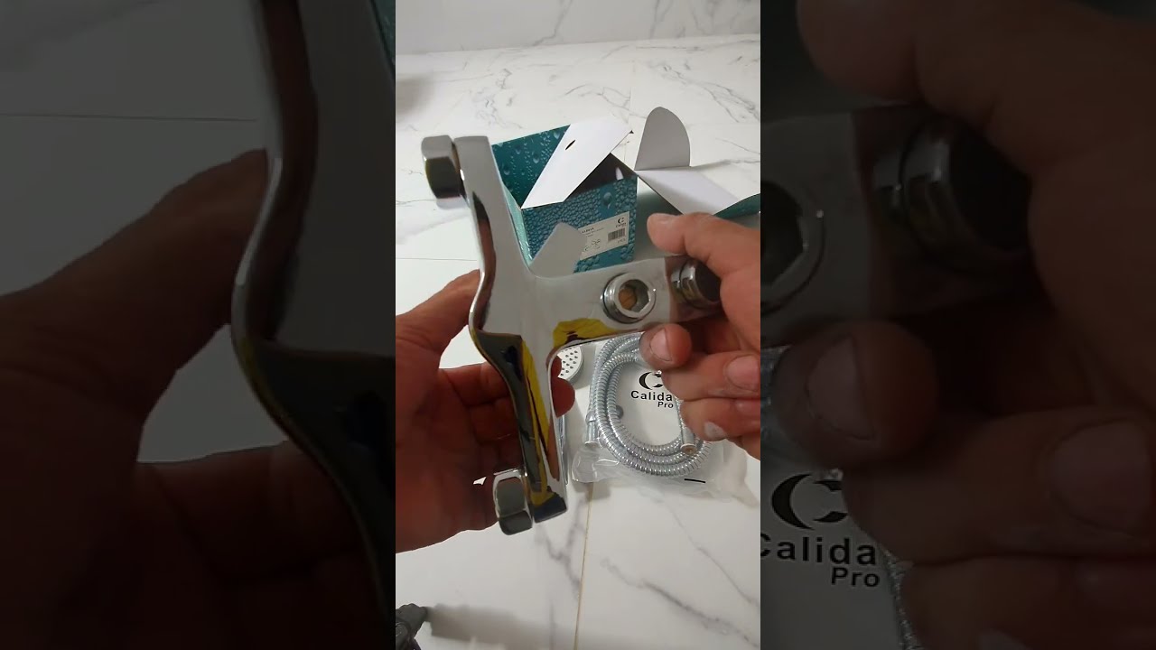 Смеситель для душа можно установить с помощью мельчайших деталей и в рекордно короткие сроки.