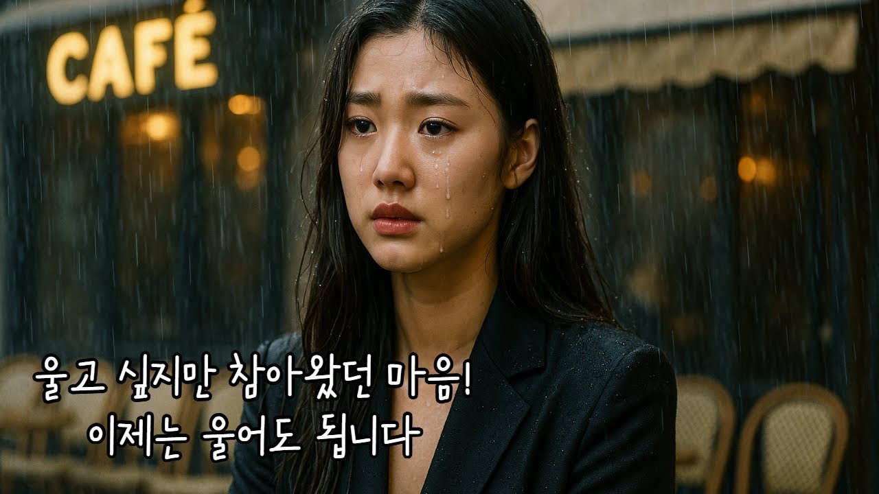 눈물이 필요한 순간, 그냥 우세요( When you want to cry, just cry.),때론 마음이 편해지기도 ....
