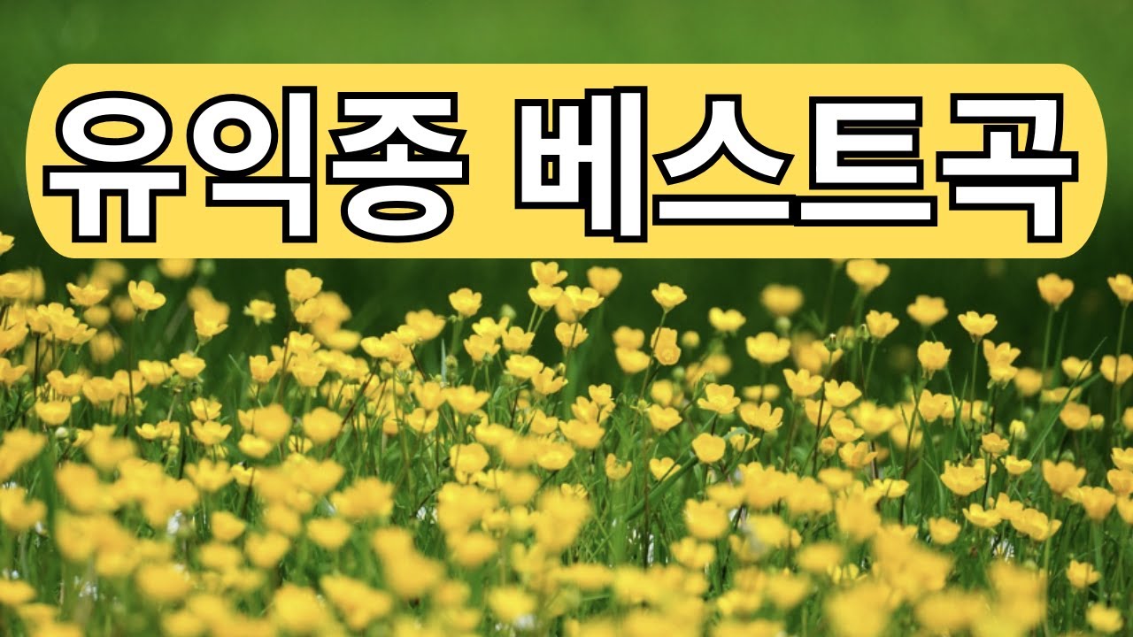 유익종 베스트곡#노래#유익종#7080#베스트곡#노래모음