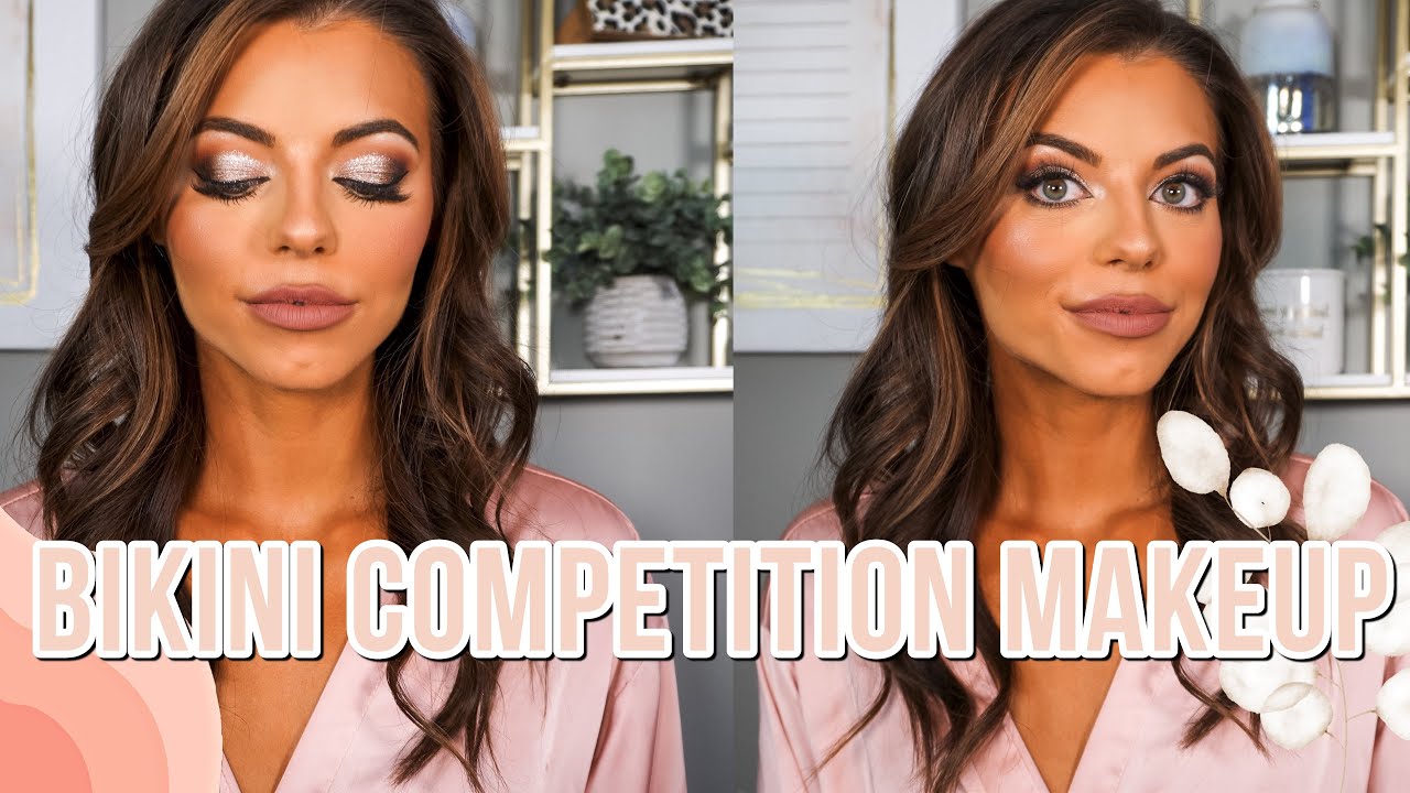 BIKINI COMPETITION SHOW DAY MAKEUP \\ Fitness Stage Makeup