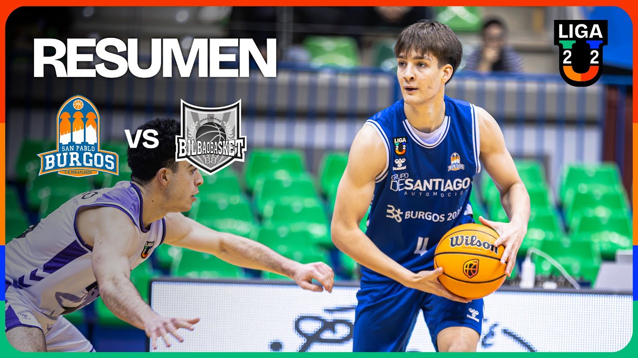 Burgos Grupo de Santiago - Bilbao Basket RESUMEN U22 | Liga U 2025-26 Jornada 6