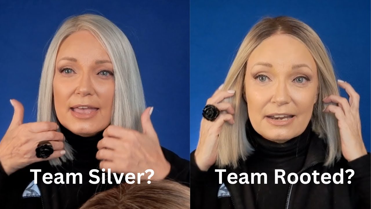 How to Transition from Gray Hair to a Rooted Wig wearing Raquel Welch Wigs