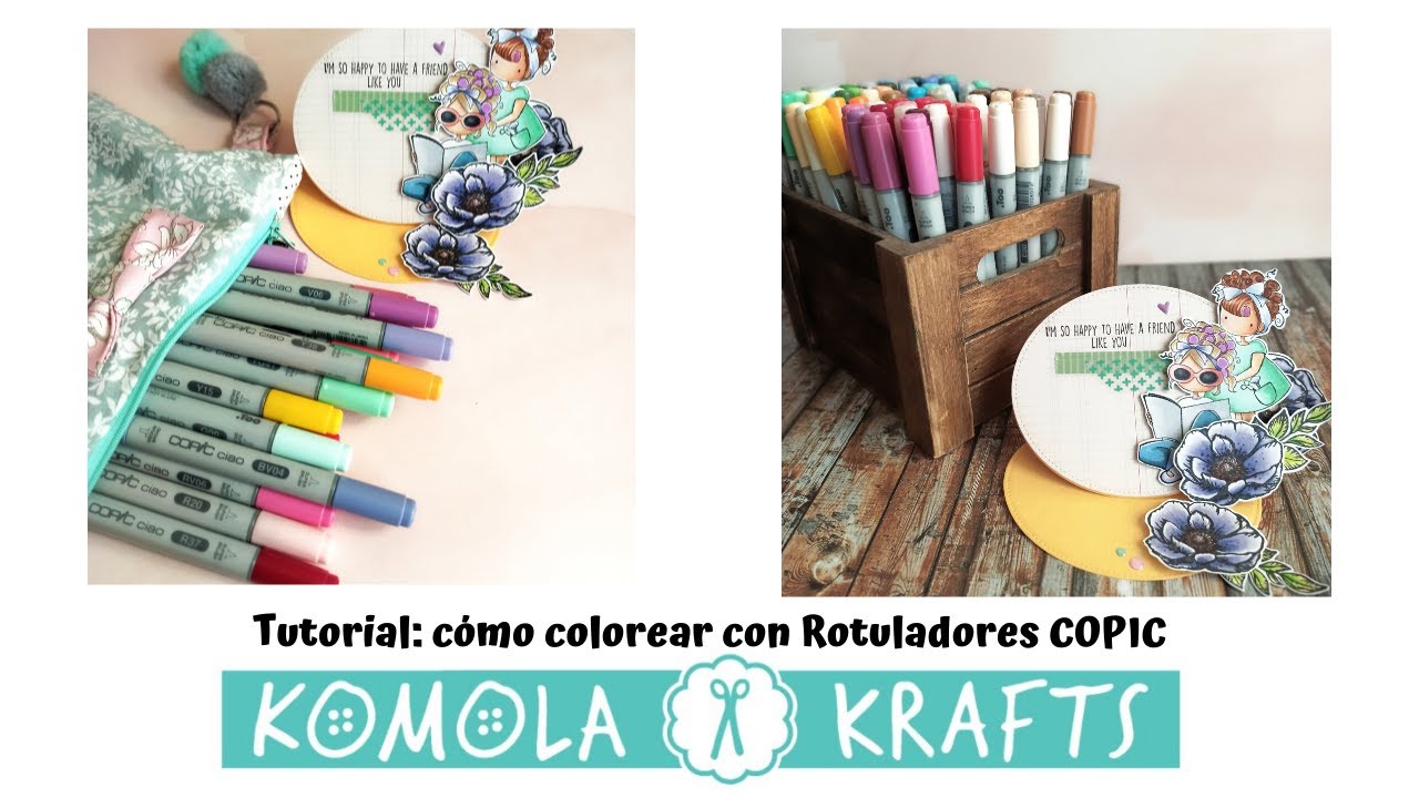 Tutorial: c&oacute;mo colorear con copic