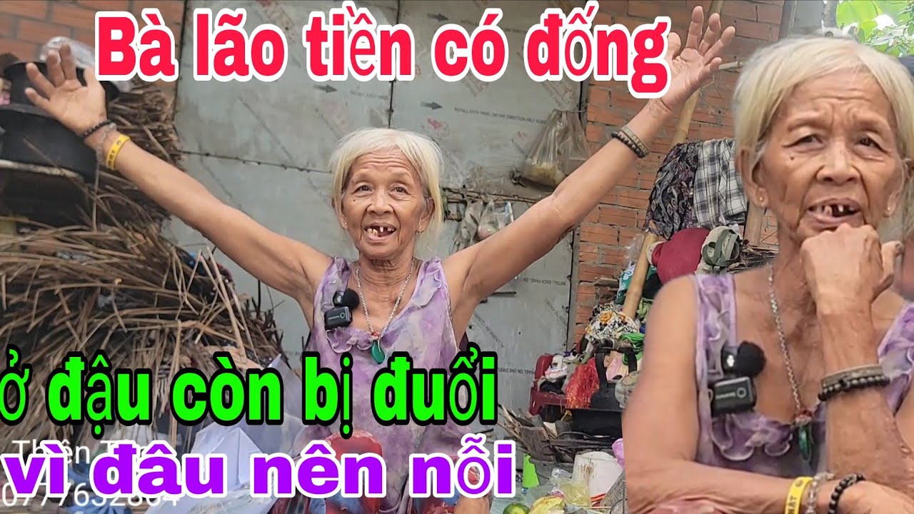 Bà lão không được bình thường sống trong căn nhà rác dơ bẩn. Thiện Tâm 