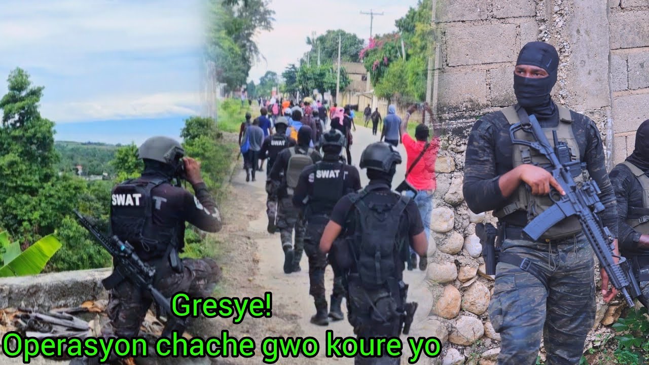 Gresye, Lewogan! Drone anlè ,Swatt ak Utag gen Lonnvi pou chache Gang , popilasyon an ak manchèt yo