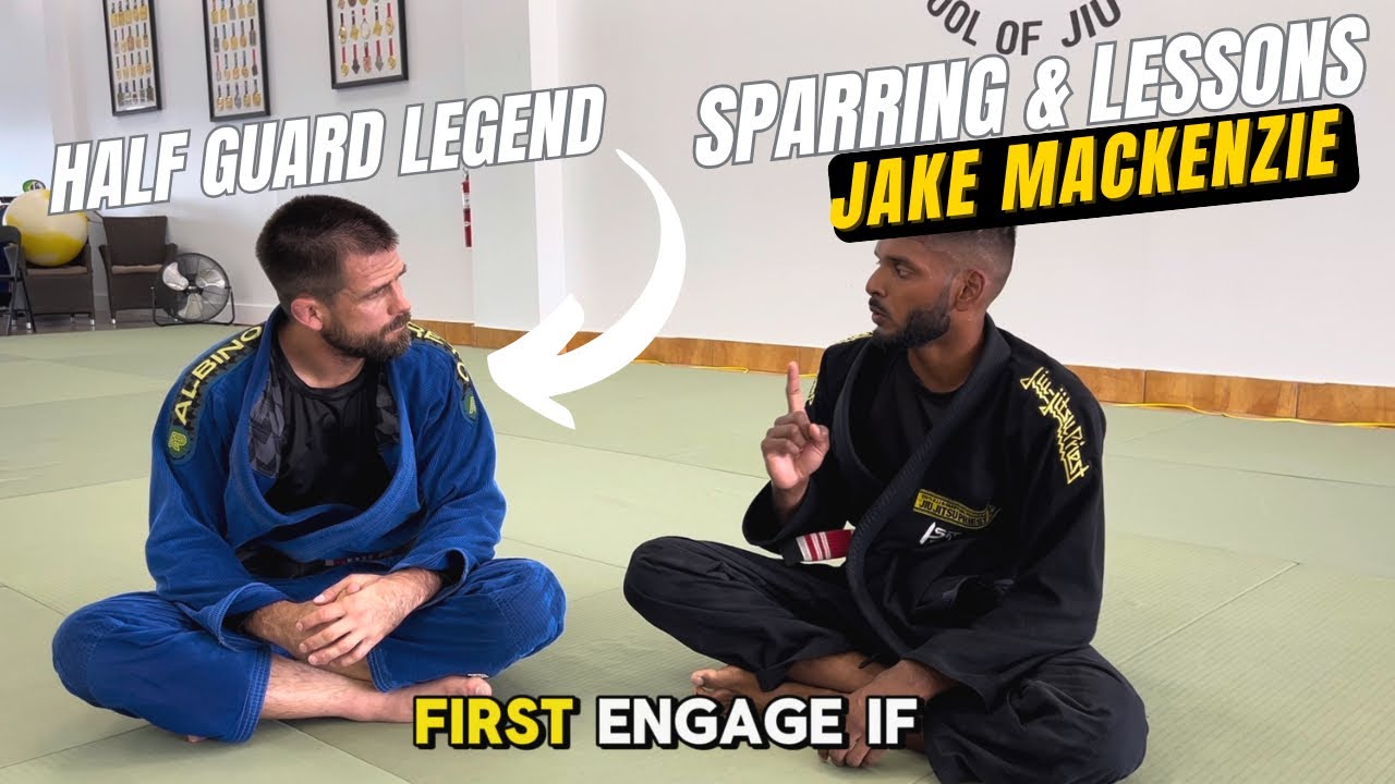 Rolling Commentary: RIDICULOUS Transitions by Canadian BJJ Legend/Half Guard Wizard Jake Mackenzie