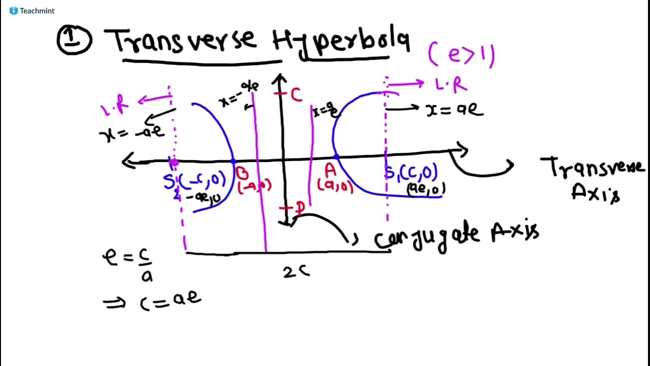 Hyperbola // transverse hyperbola // conjugate hyperbola//Foci,Latus Rectum, Vertices, Eccentricity