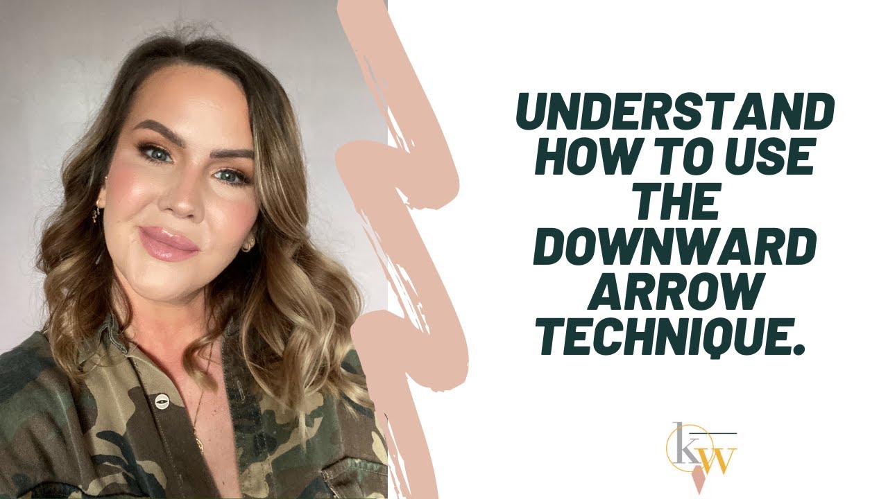 How to use the downward arrow technique. CBT Skills.