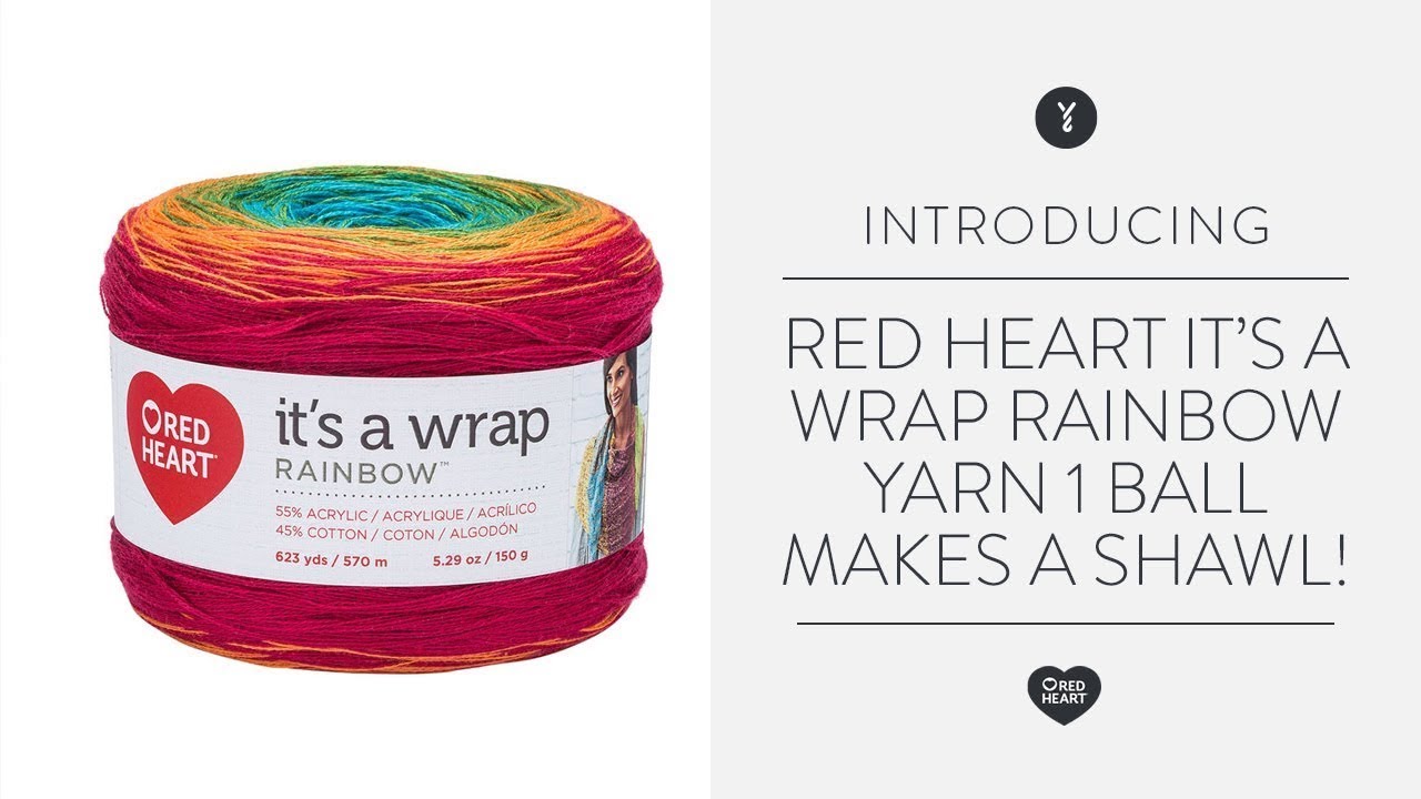 Introducing the Red Heart It's a Wrap Rainbow Yarn
