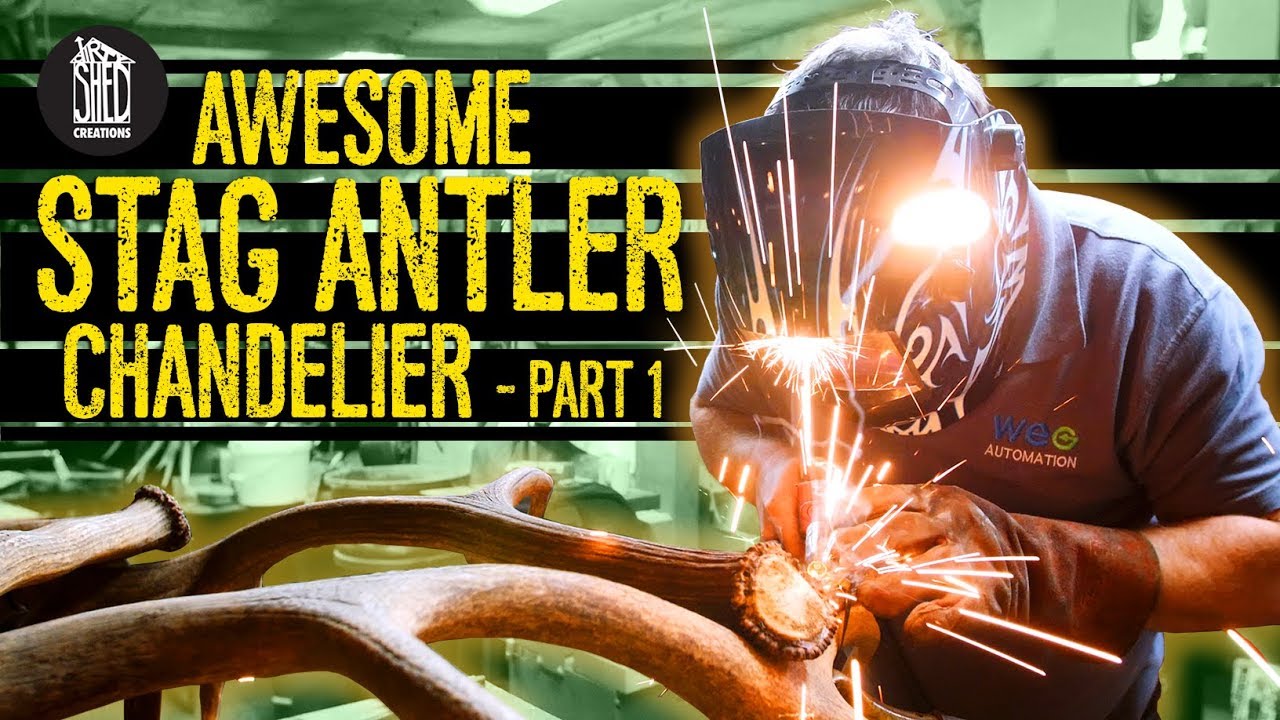 Awesome Stag Antler Chandelier - Part 1