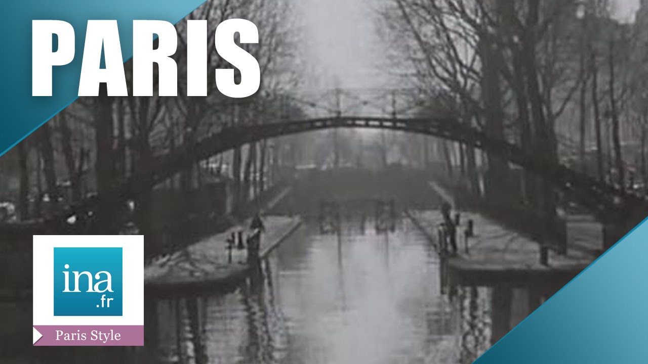 Le Canal Saint-Martin en 1970 | Archive INA