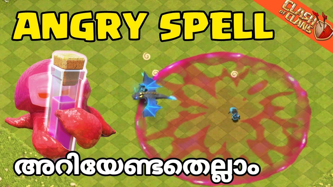 New Angry Spell in Clash of clans 