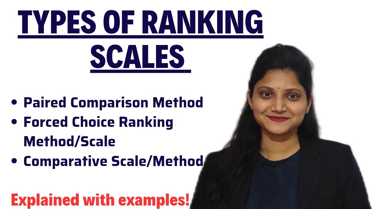 Types of Ranking Scales : Paired Comparison | Forced Choice Ranking | Comparative Scales #phd#ugcnet