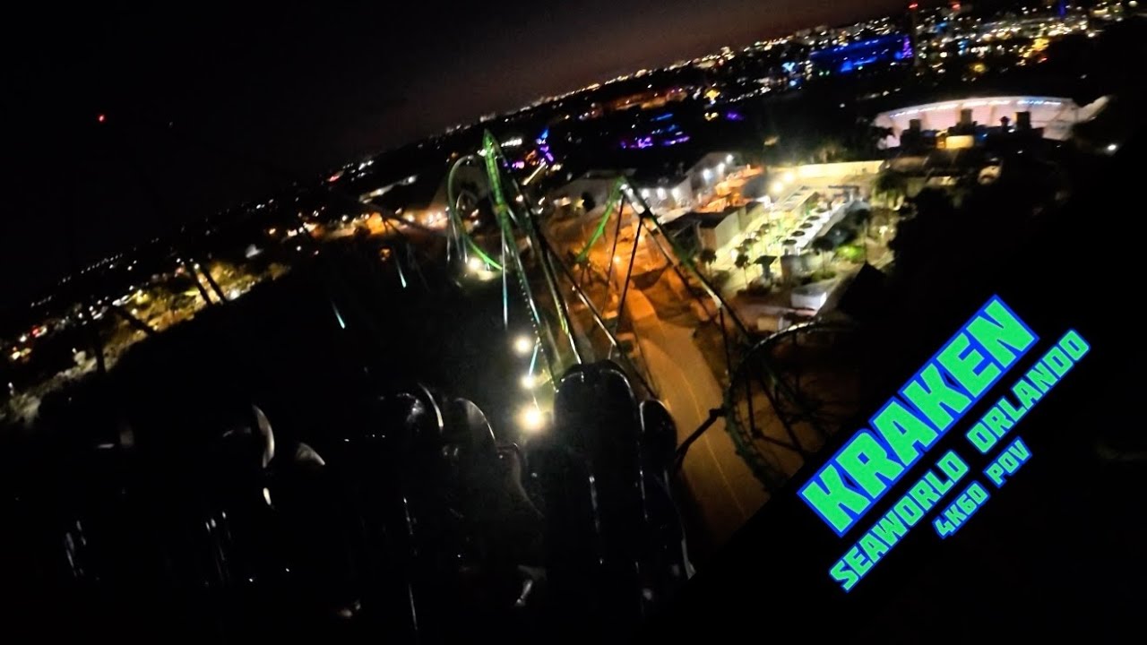 KRAKEN: SeaWorld Orlando | Night 4K60 POV [2026]