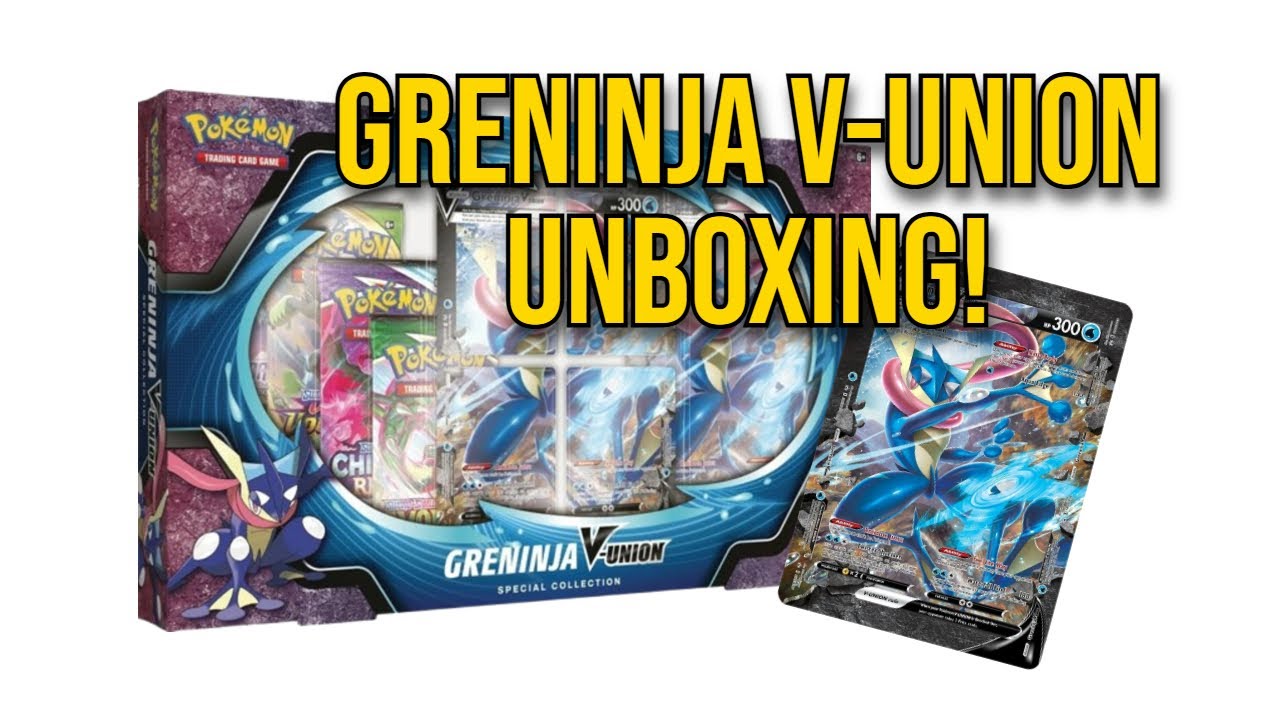 Pok&eacute;mon TCG Greninja V-UNION Collection Unboxing!
