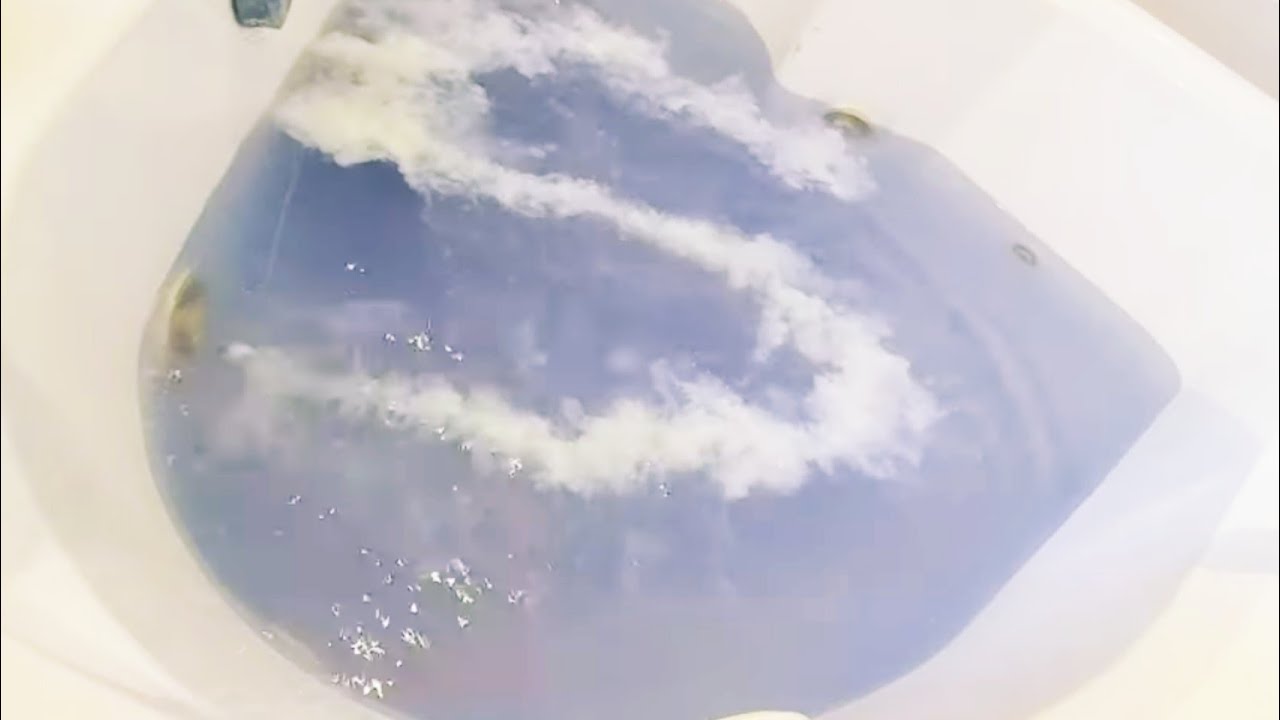 ASMR Hexol & Pine Mixing Into Ariel Blue Water🌊