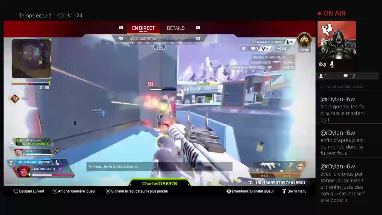Live apex ranked  et go 100 abonné