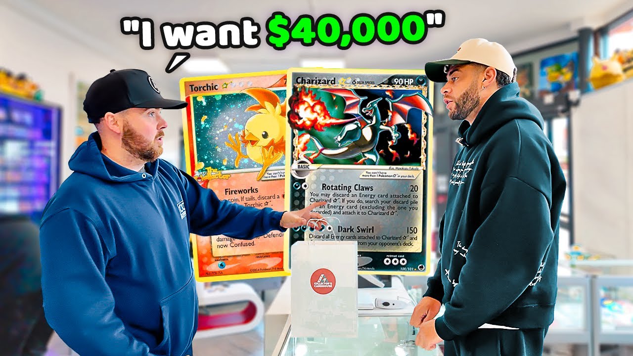 He Traded His ENTIRE $40,000 Pokemon Collection + Journey Together Release Day! (SHOP POV)