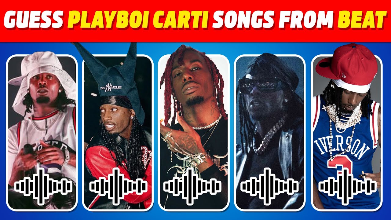 Guess Playboi Carti songs from the beat | I am music included | Playboi Carti Quiz 2025 | rap quiz