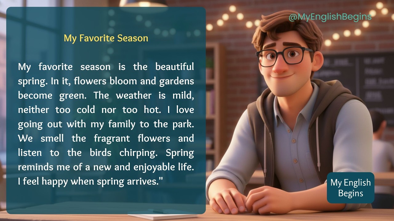 My Favorite Season 🌸 | English Speaking Practice | Learn English Easily